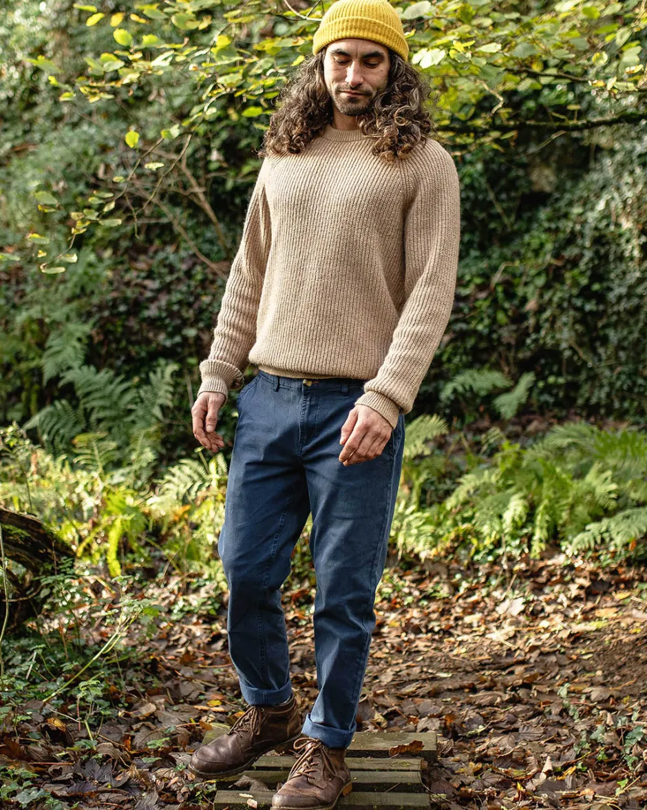 Pants|Best Sellers>Floris van Bommel 365 Organic Cotton Pants Dark Denim