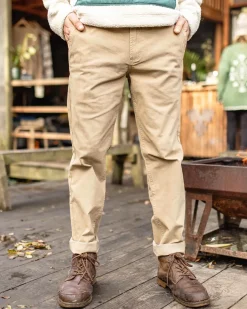 Pants|Best Sellers>Floris van Bommel 365 Organic Cotton Pants Chinchilla Brown