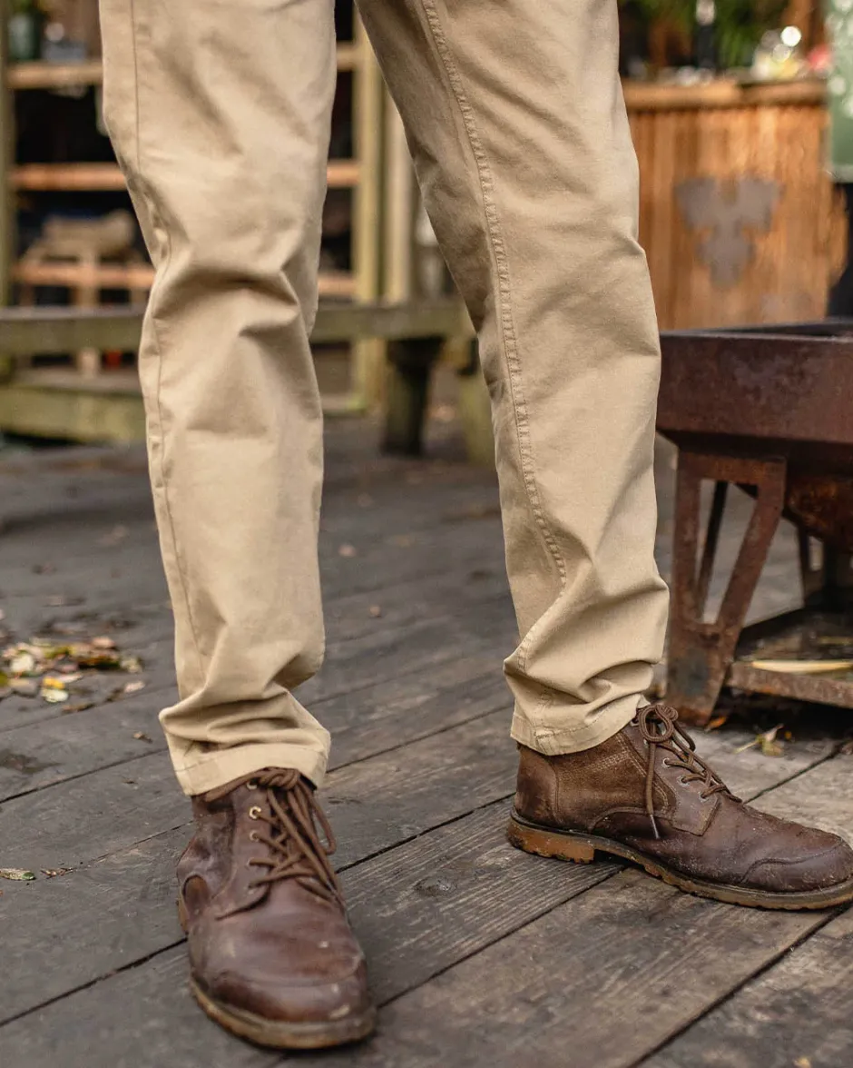 Pants|Best Sellers>Floris van Bommel 365 Organic Cotton Pants Chinchilla Brown