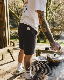 Shorts|Best Sellers>Floris van Bommel 365 Organic Cotton Shorts Charcoal