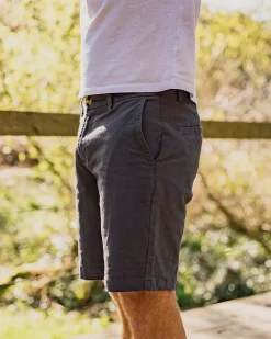 Shorts|Best Sellers>Floris van Bommel 365 Organic Cotton Shorts Charcoal
