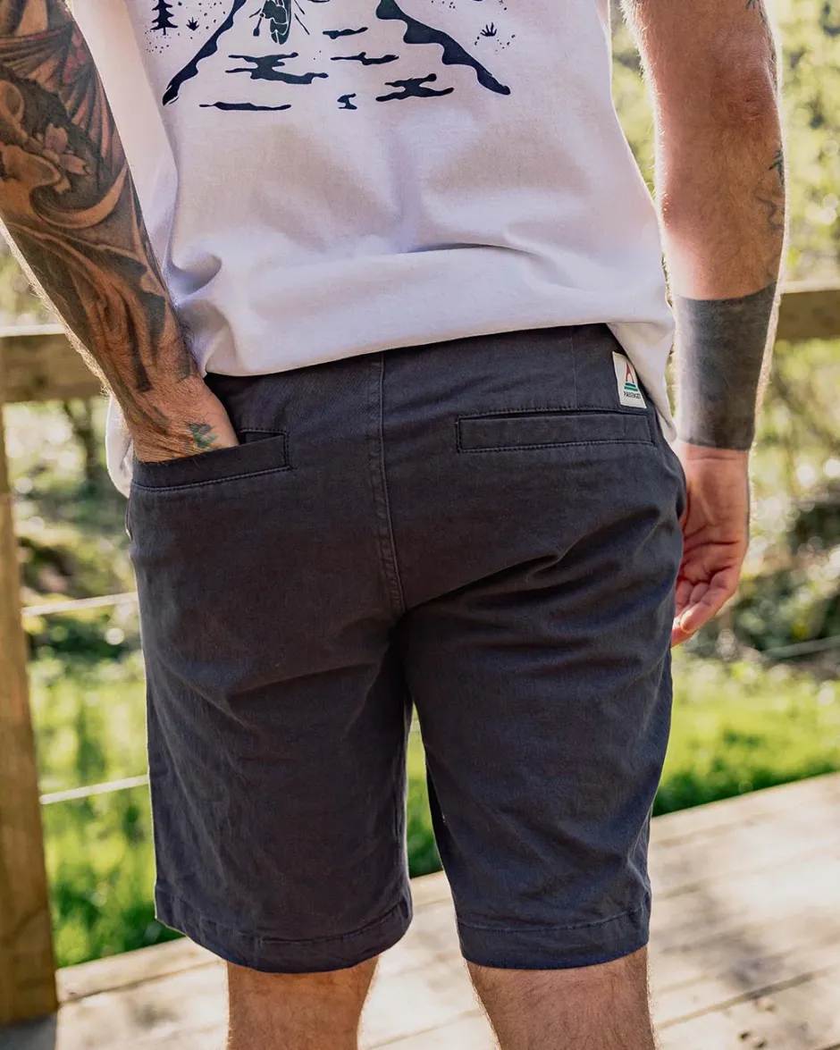 Shorts|Best Sellers>Floris van Bommel 365 Organic Cotton Shorts Charcoal