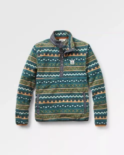 Fleece|Fleece>Floris van Bommel Adrift Recycled Polar Fleece Retro Geo Mediterranean