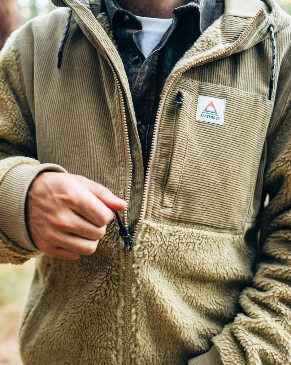 Fleece|Fleece>Floris van Bommel Adventure Recycled Deep-Pile Sherpa Fleece Biscuit