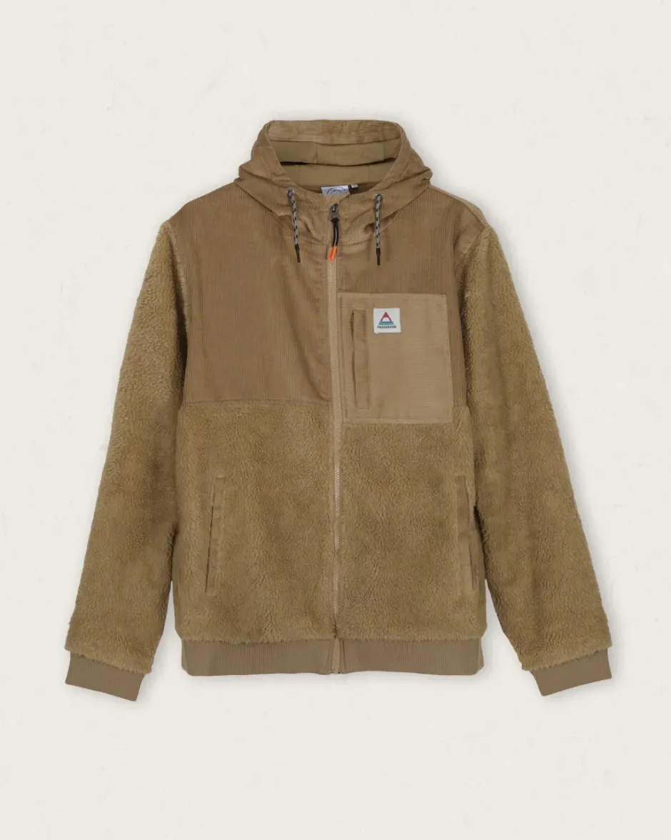 Fleece|Fleece>Floris van Bommel Adventure Recycled Deep-Pile Sherpa Fleece Biscuit