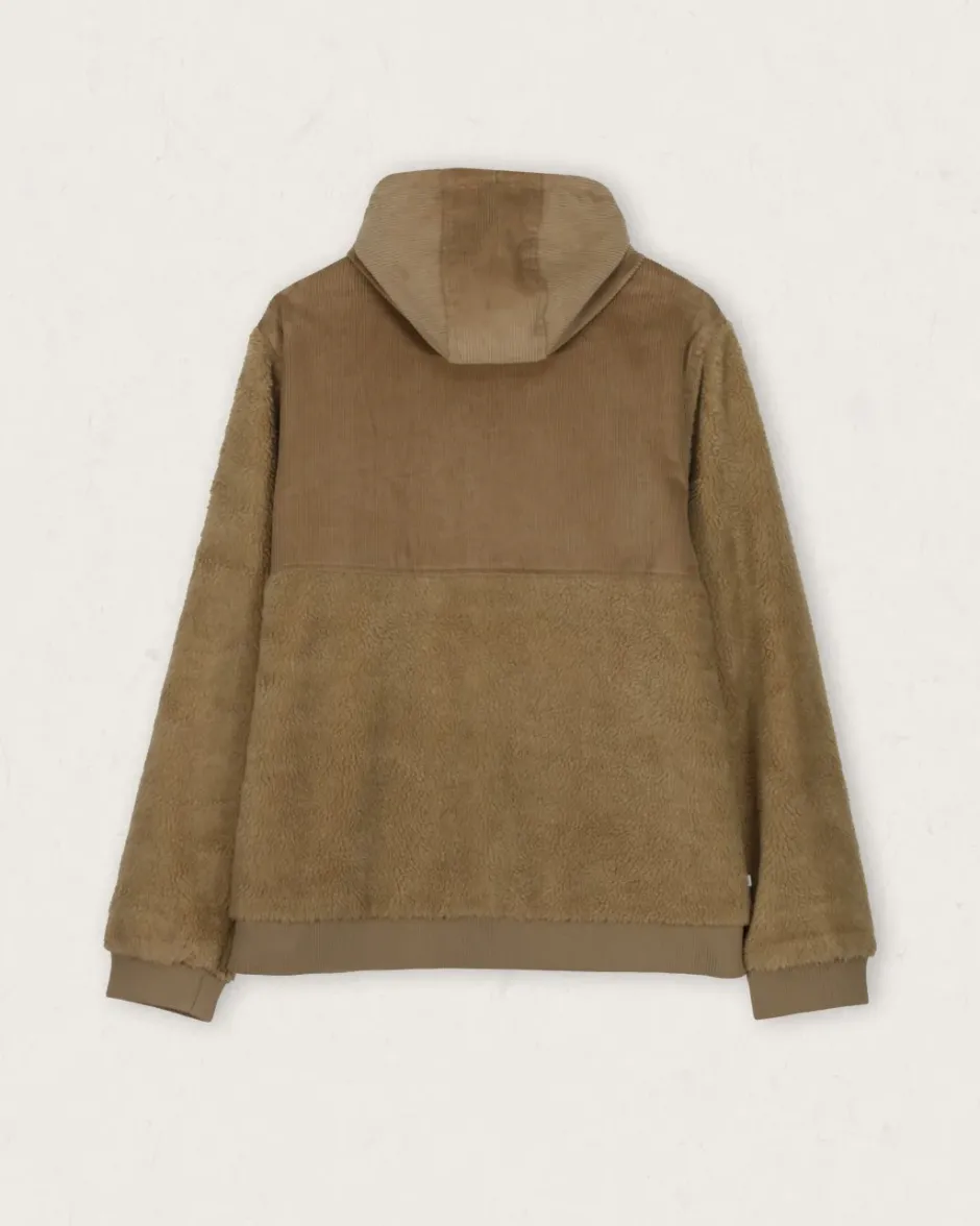 Fleece|Fleece>Floris van Bommel Adventure Recycled Deep-Pile Sherpa Fleece Biscuit