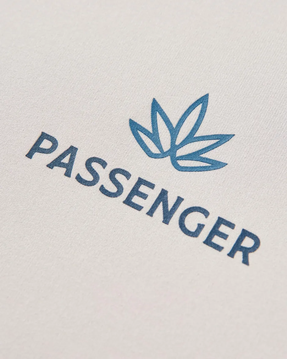 Tops & T-Shirts|Activewear>Passenger Align Active Recycled T-Shirt Vintage White