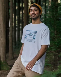 T-Shirts & Tank Tops>Passenger Alp Recycled Cotton T-Shirt White