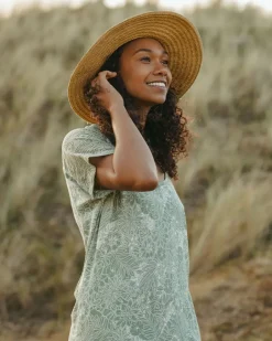 Dresses & Skirts|Women's Outlet>Passenger Ambrose Oversized Dress Pistachio Floral