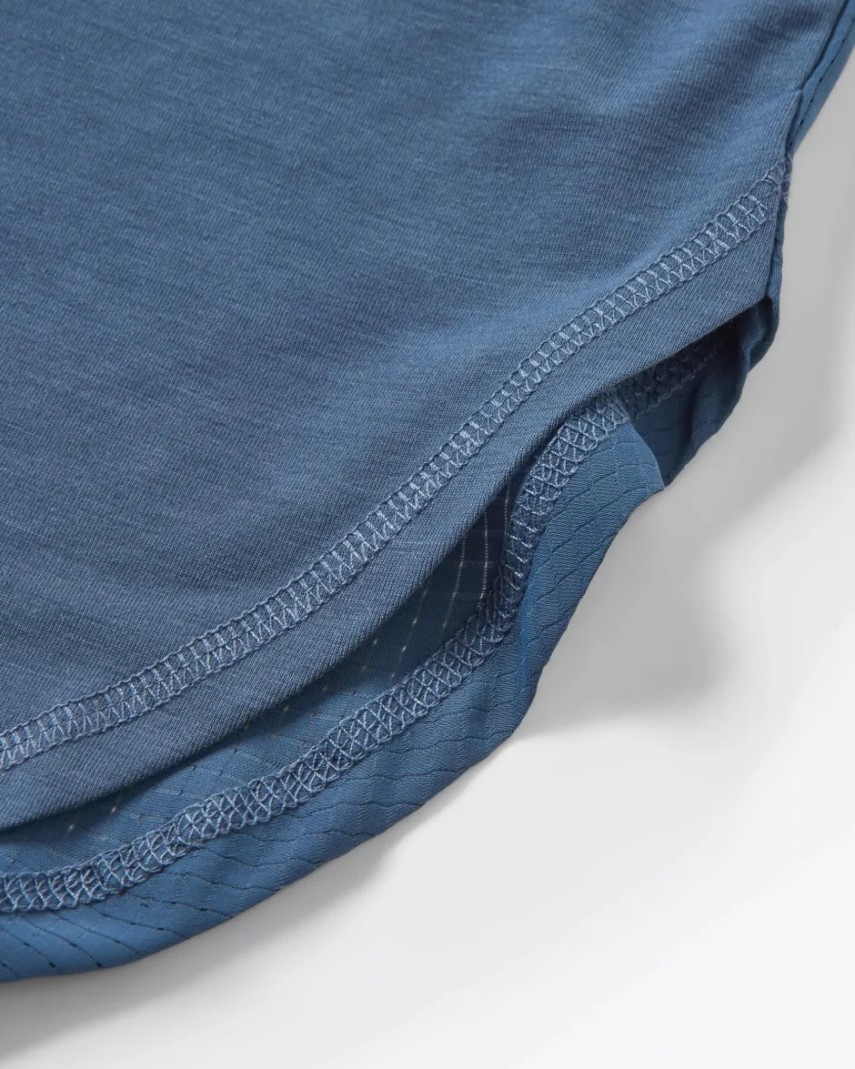 Tank Tops|Tops & T-Shirts>Passenger Asana Recycled Active Vest Dark Denim