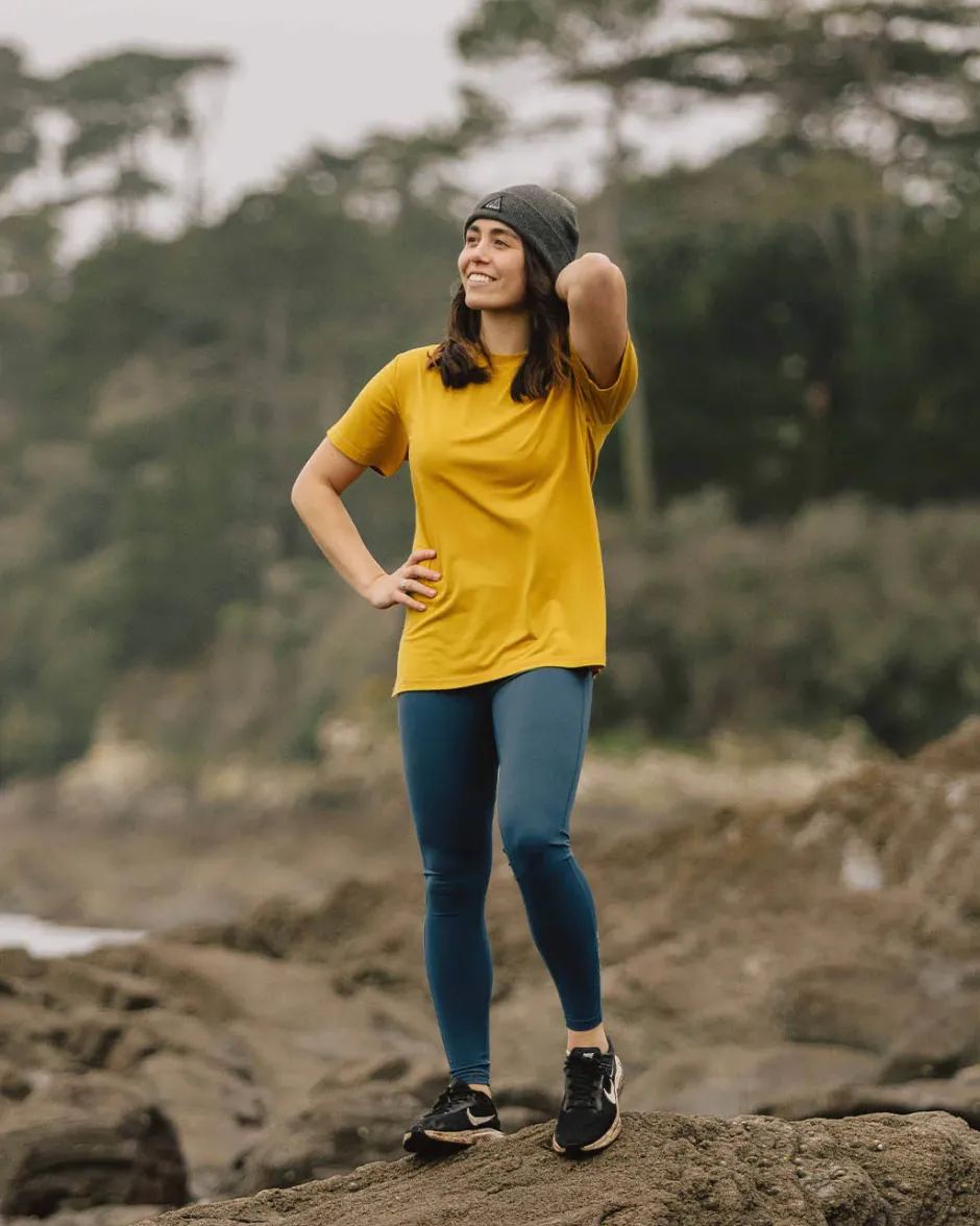 Activewear|Women's Outlet>Passenger Aurora Recycled Active T-Shirt Honey
