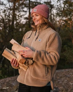Fleece|Fleece>Passenger Awaken Recycled Deep-Pile Sherpa Fleece Biscuit