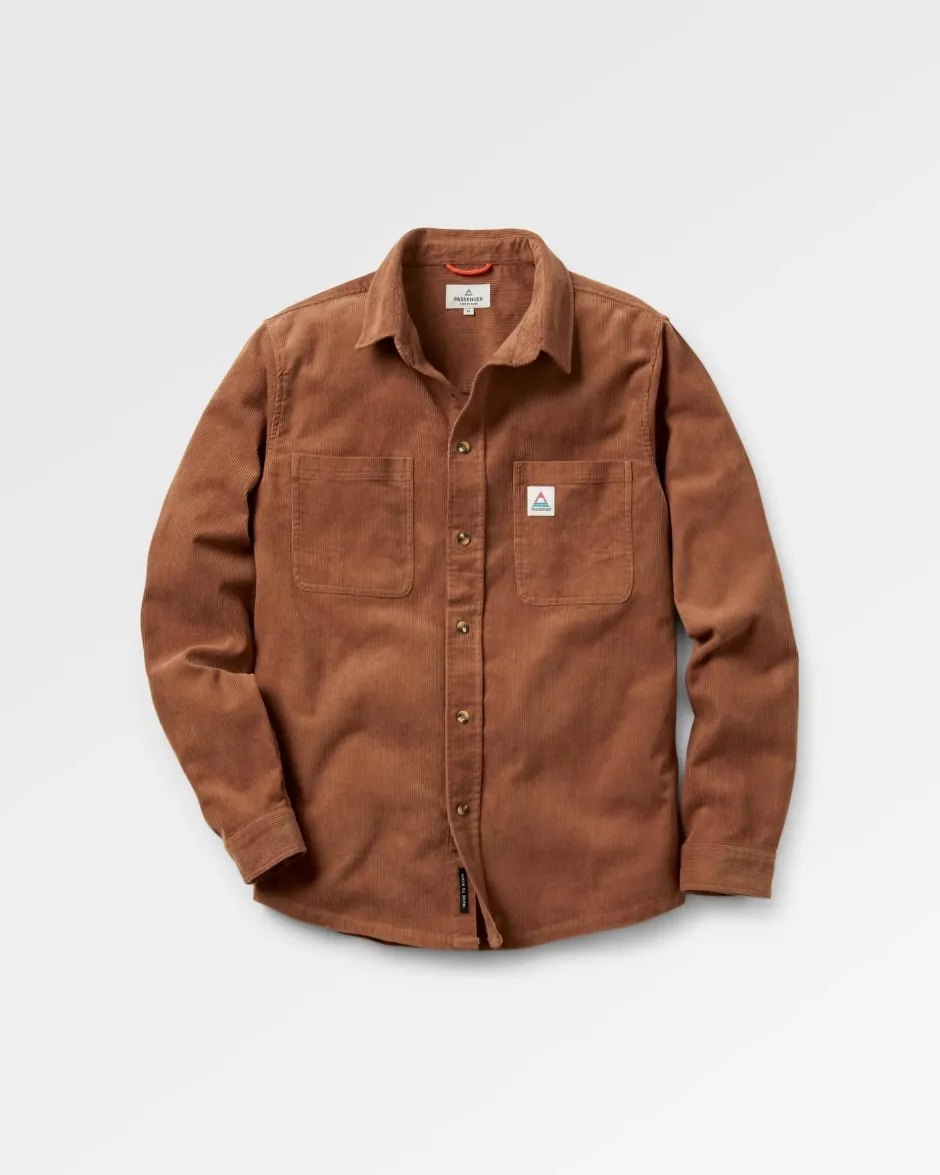 Best Sellers|Shirts>Passenger Backcountry Cord Shirt Toffee