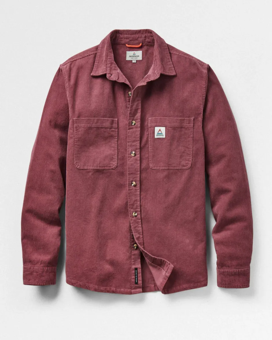 Shirts|Winter Road Trip Essentials>Passenger Backcountry Cord Shirt Crushed Berry