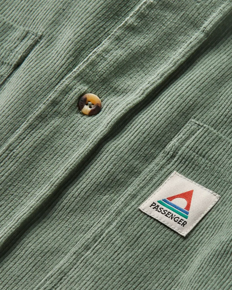 Shirts|Best Sellers>Passenger Backcountry Cord Shirt Pistachio