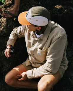 Shirts|Overshirts>Passenger Balsa Organic Cotton Overshirt Biscuit