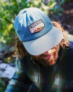 Accessories|Caps & Hats>Passenger Barrel Recycled Low Profile Cap Deep Ocean