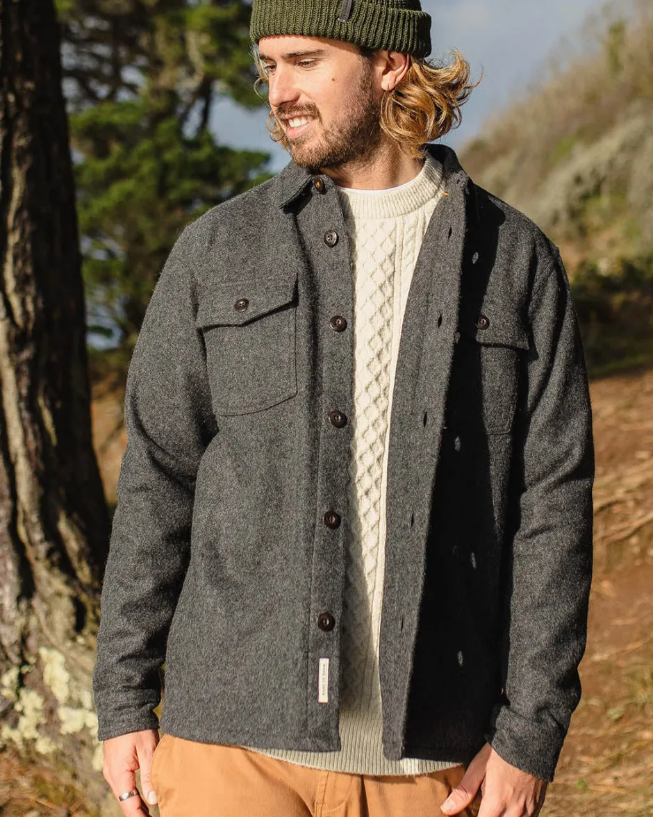 Men's Outlet|Men's>Floris van Bommel Barren Overshirt Grey Marl