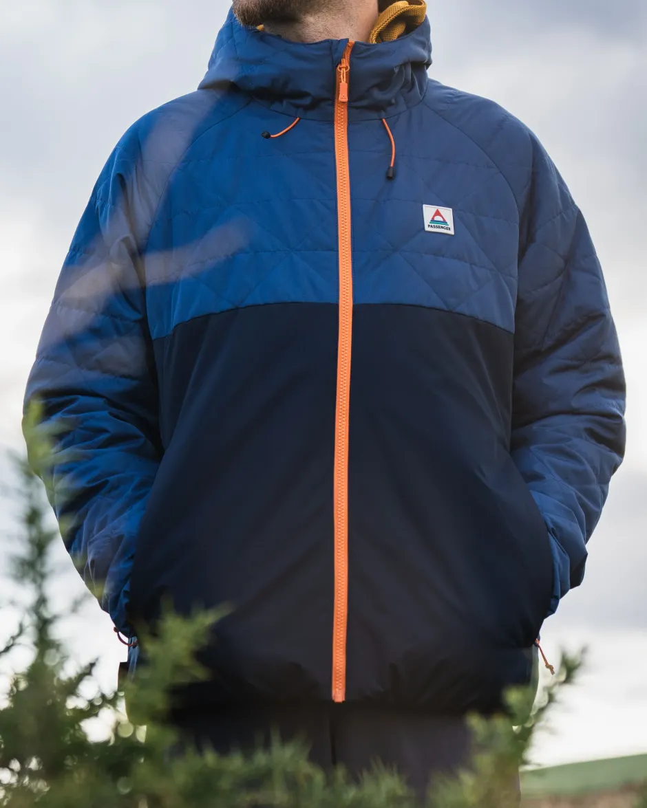 Water Resistant|Insulated>Passenger Base Recycled Thermore® Insulated Jacket Dark Denim/ Deep Navy