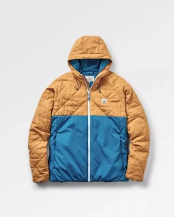 Water Resistant|Insulated>Passenger Base Recycled Thermore® Insulated Jacket Dusty Ochre/ Corsair Blue