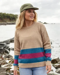 Knitwear|Women's Outlet>Passenger Bay Recycled Knitted Jumper Sand