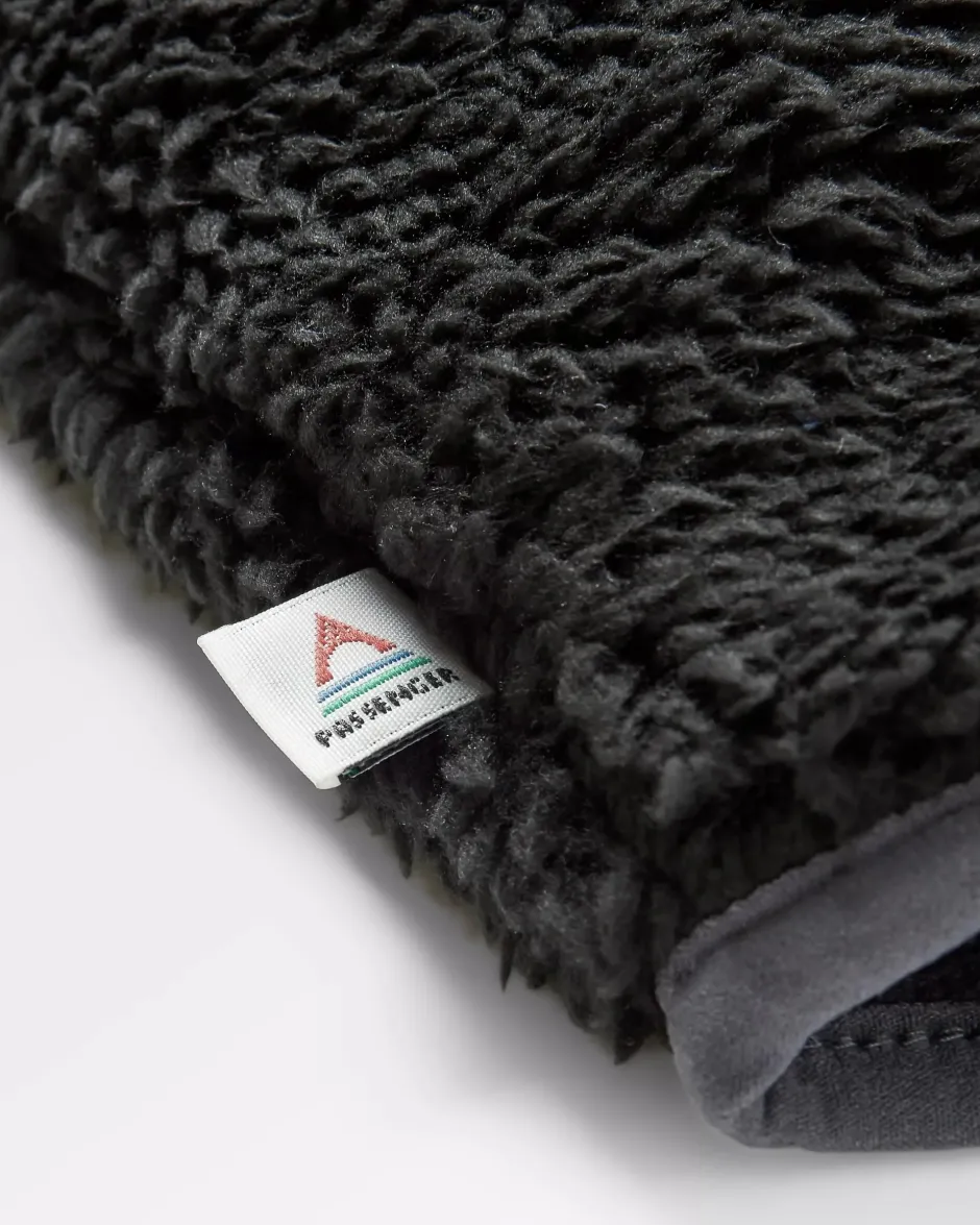 Women's Outlet|Women's>Passenger Beaumont Recycled Sherpa Hooded Fleece Black