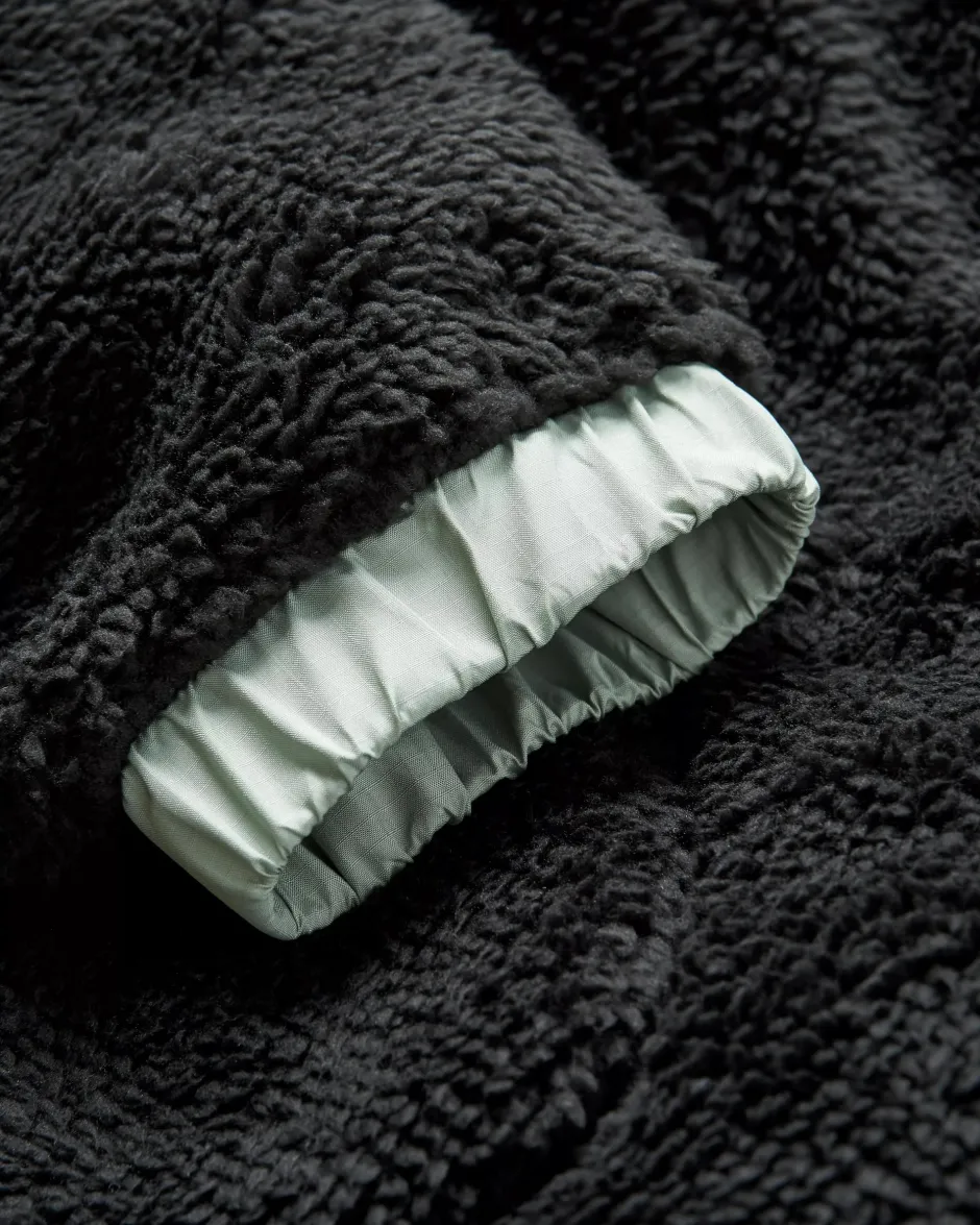 Women's Outlet|Women's>Passenger Beaumont Recycled Sherpa Hooded Fleece Black