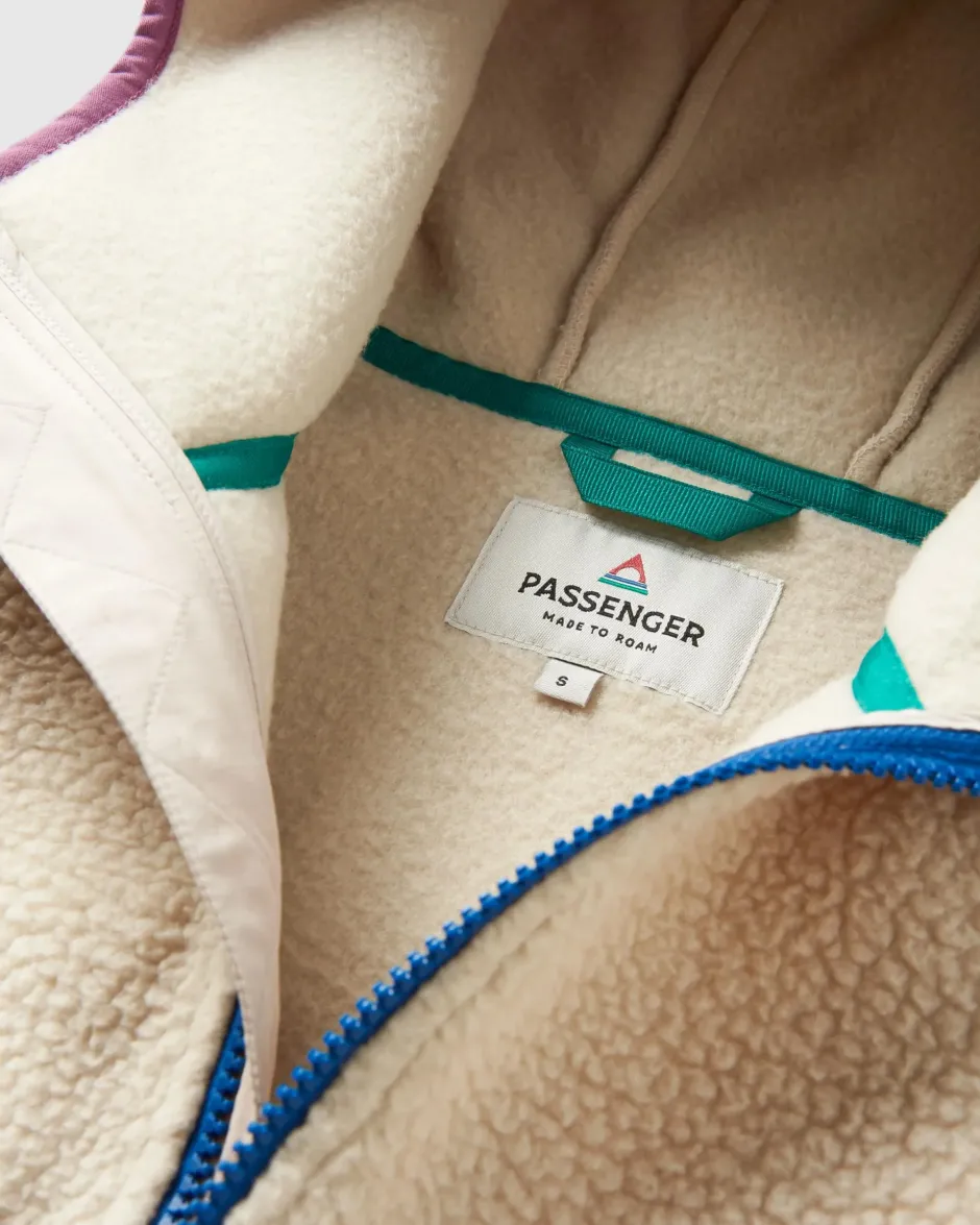 Fleece|Fleece>Passenger Beebalm Recycled Sherpa Fleece Vest Oatmeal