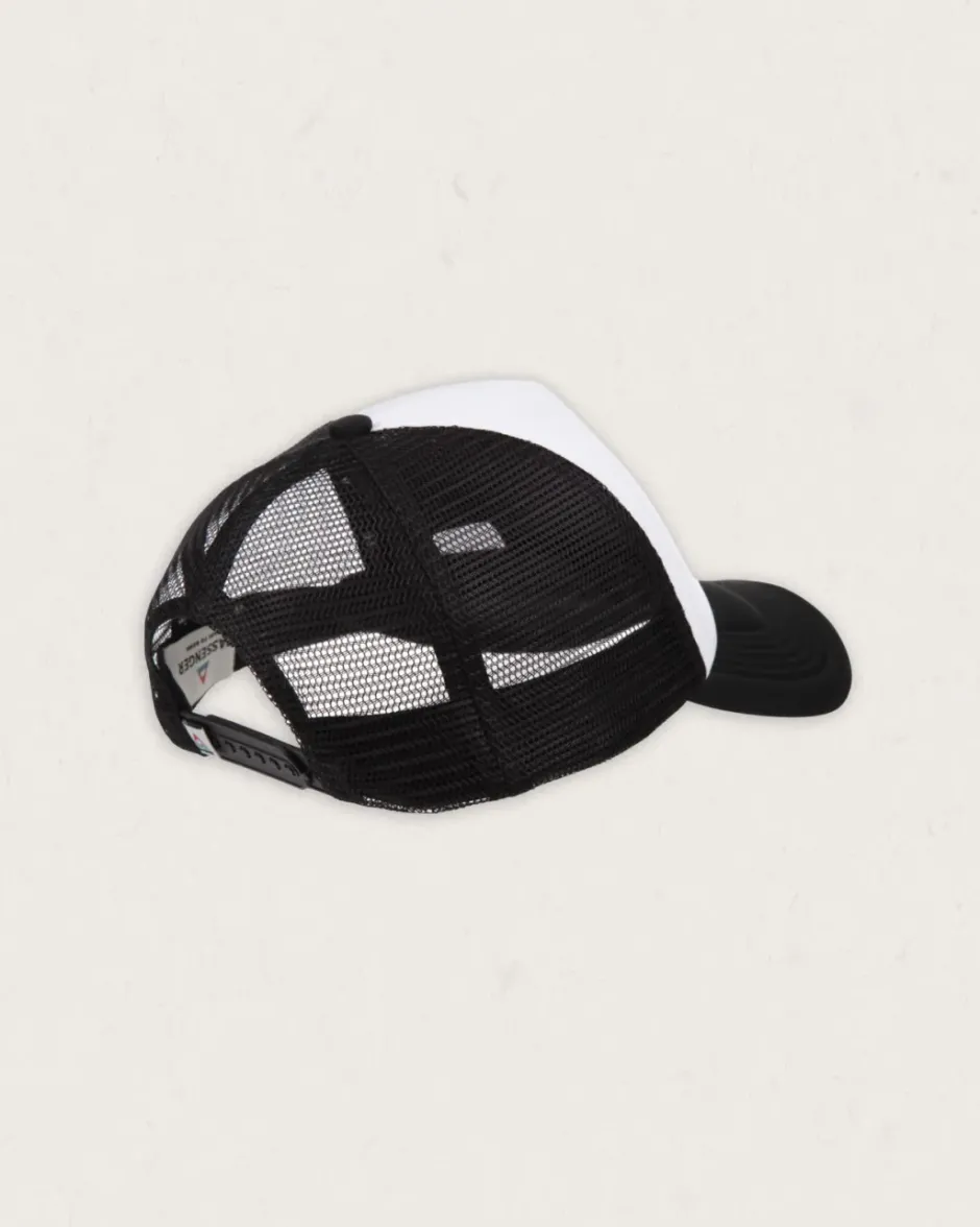 Accessories|Caps & Hats>Passenger Beechey Snapback Trucker Cap Black/White