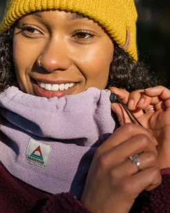 Neckwear & Snoods|Scarves & Neckwear>Floris van Bommel Blaze Recycled Polartec® Gaiter Lilac