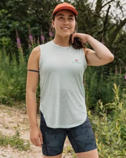 Tank Tops|Tops & T-Shirts>Passenger Blue Bird Recycled Active Tank Top Mint Green