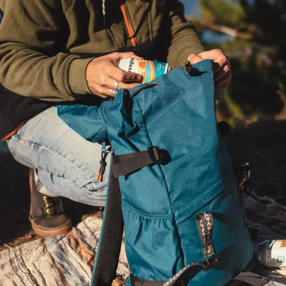 Accessories|Backpacks & Bags>Floris van Bommel Boondocker Recycled 26L Backpack Ash Blue