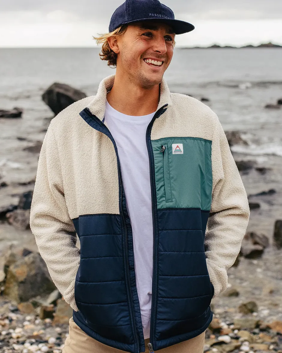 Fleece|Fleece>Passenger Born Explorer Recycled Polar-Lined Sherpa Fleece Birch