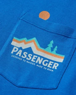 T-Shirts & Tank Tops>Passenger Branch Out Recycled Cotton T-Shirt True Blue