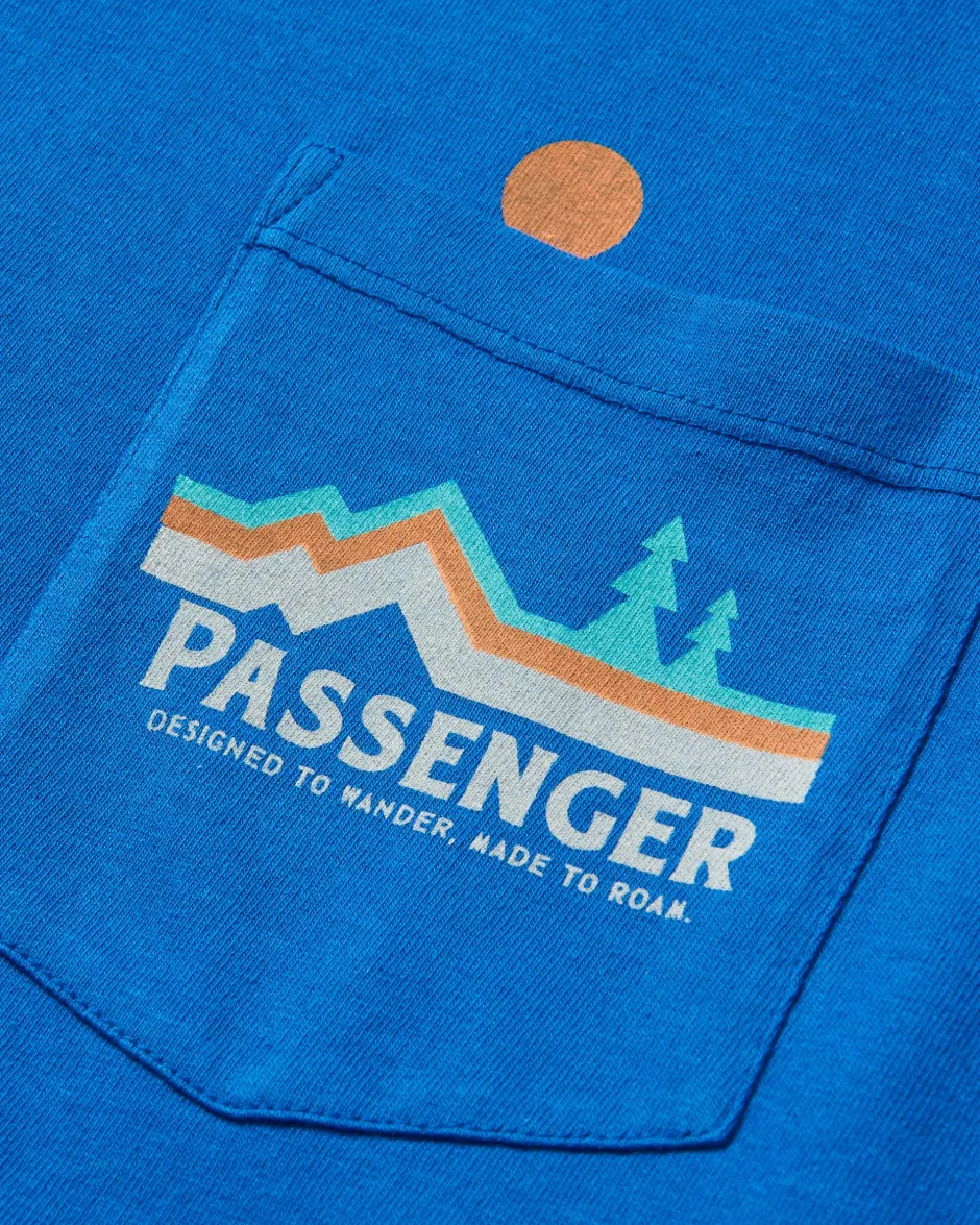 T-Shirts & Tank Tops>Passenger Branch Out Recycled Cotton T-Shirt True Blue