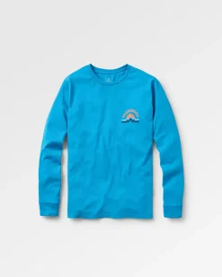 Tops & T-Shirts>Passenger Breathe Recycled Cotton  LS T-Shirt Atlantic Blue