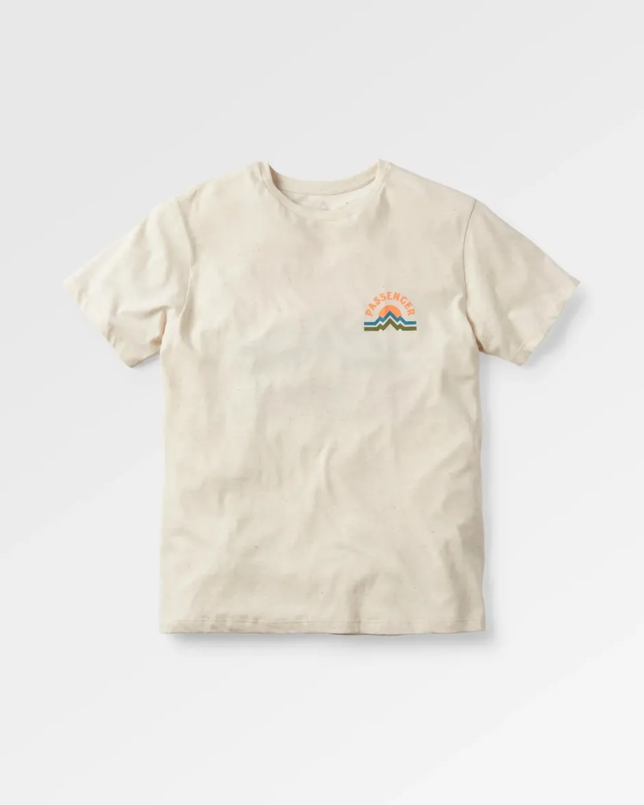 Tops & T-Shirts>Passenger Breathe Recycled Cotton Marl T-Shirt Milky Marl