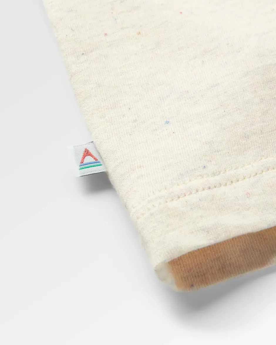 Tops & T-Shirts>Passenger Breathe Recycled Cotton Marl T-Shirt Milky Marl