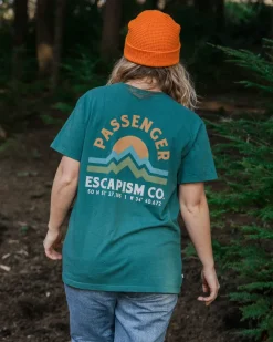 Tops & T-Shirts|Winter Road Trip Essentials>Passenger Breathe Recycled Cotton Oversized T-Shirt Mediterranean