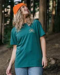 Tops & T-Shirts|Winter Road Trip Essentials>Passenger Breathe Recycled Cotton Oversized T-Shirt Mediterranean