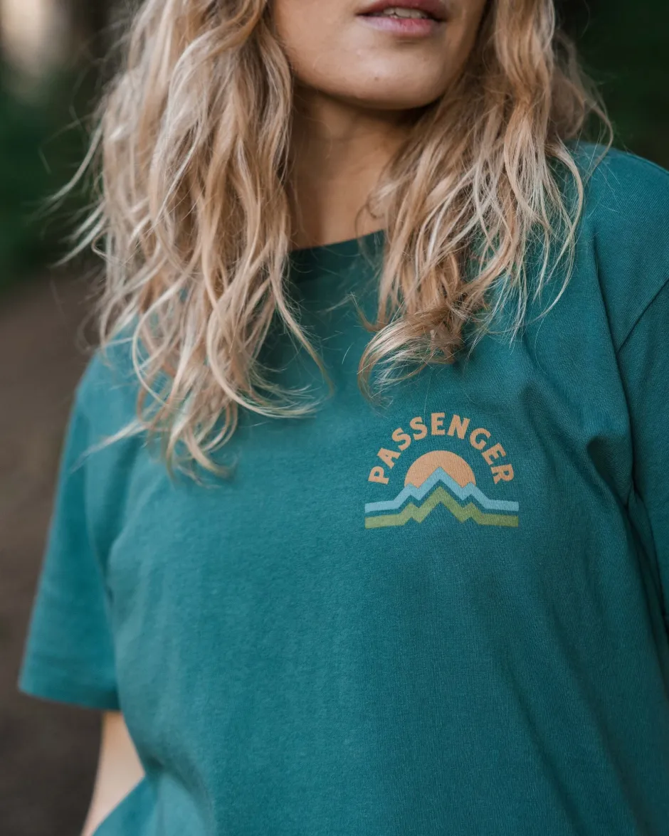 Tops & T-Shirts|Winter Road Trip Essentials>Passenger Breathe Recycled Cotton Oversized T-Shirt Mediterranean