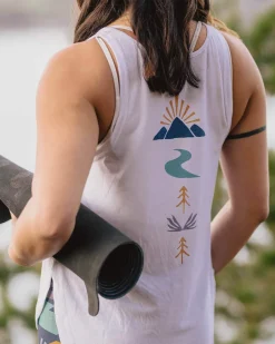 Tank Tops|Tops & T-Shirts>Passenger Breezy Recycled Active Tank Top White
