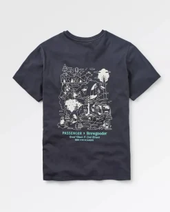 T-Shirts & Tank Tops|Best Sellers>Passenger Brews Views T-Shirt X Brewgooder Black