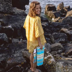 Tank Tops|Tops & T-Shirts>Passenger Brook Shawl Ochre Yellow Sol