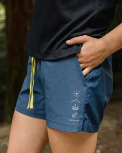 Shorts|Activewear>Passenger Byway Active Recycled Short Dark Denim