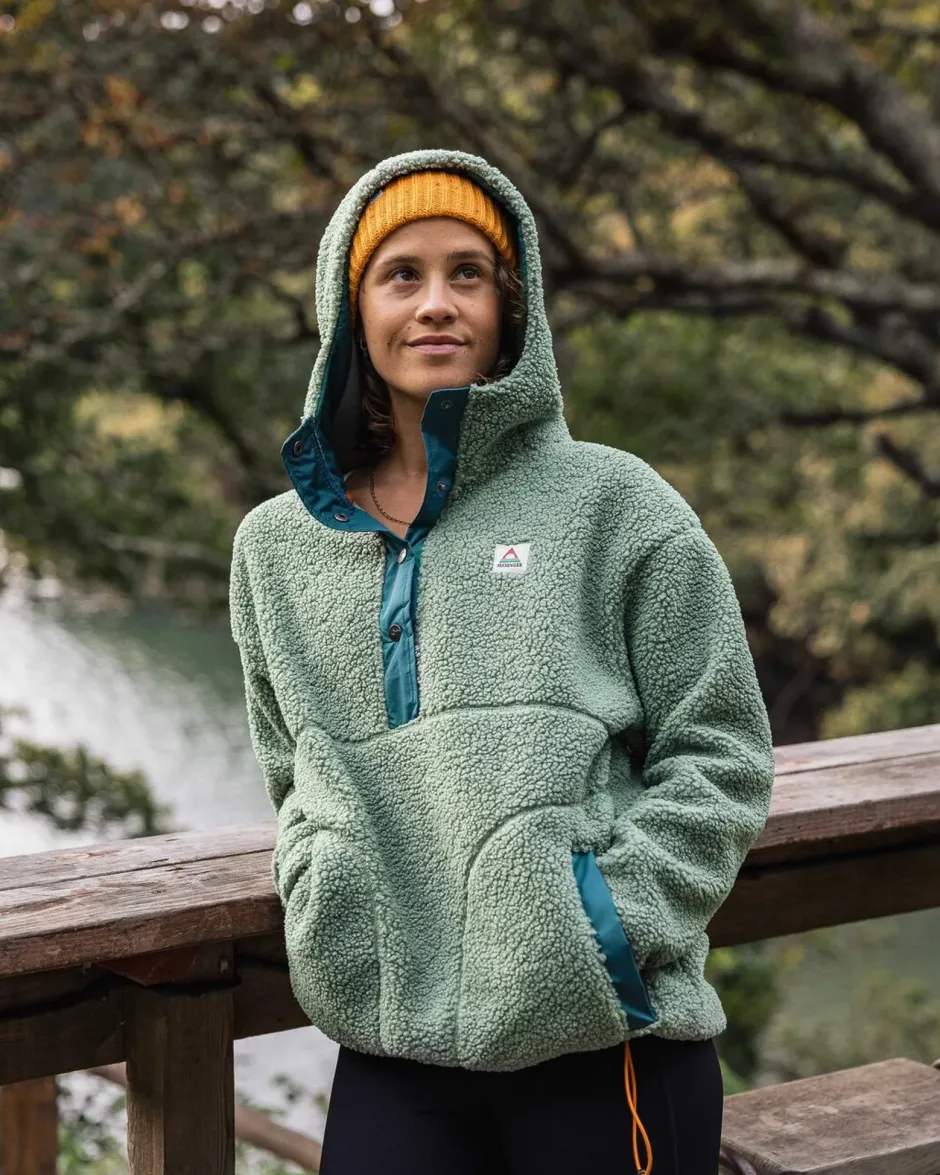 Fleece|Fleece>Passenger Calla Hooded Recycled Polar-Lined Fleece Pistachio