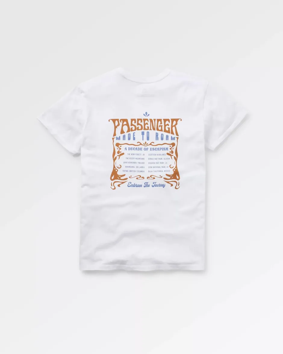 Tops & T-Shirts|Women's Outlet>Passenger Canelazo Recycled Cotton T-Shirt White