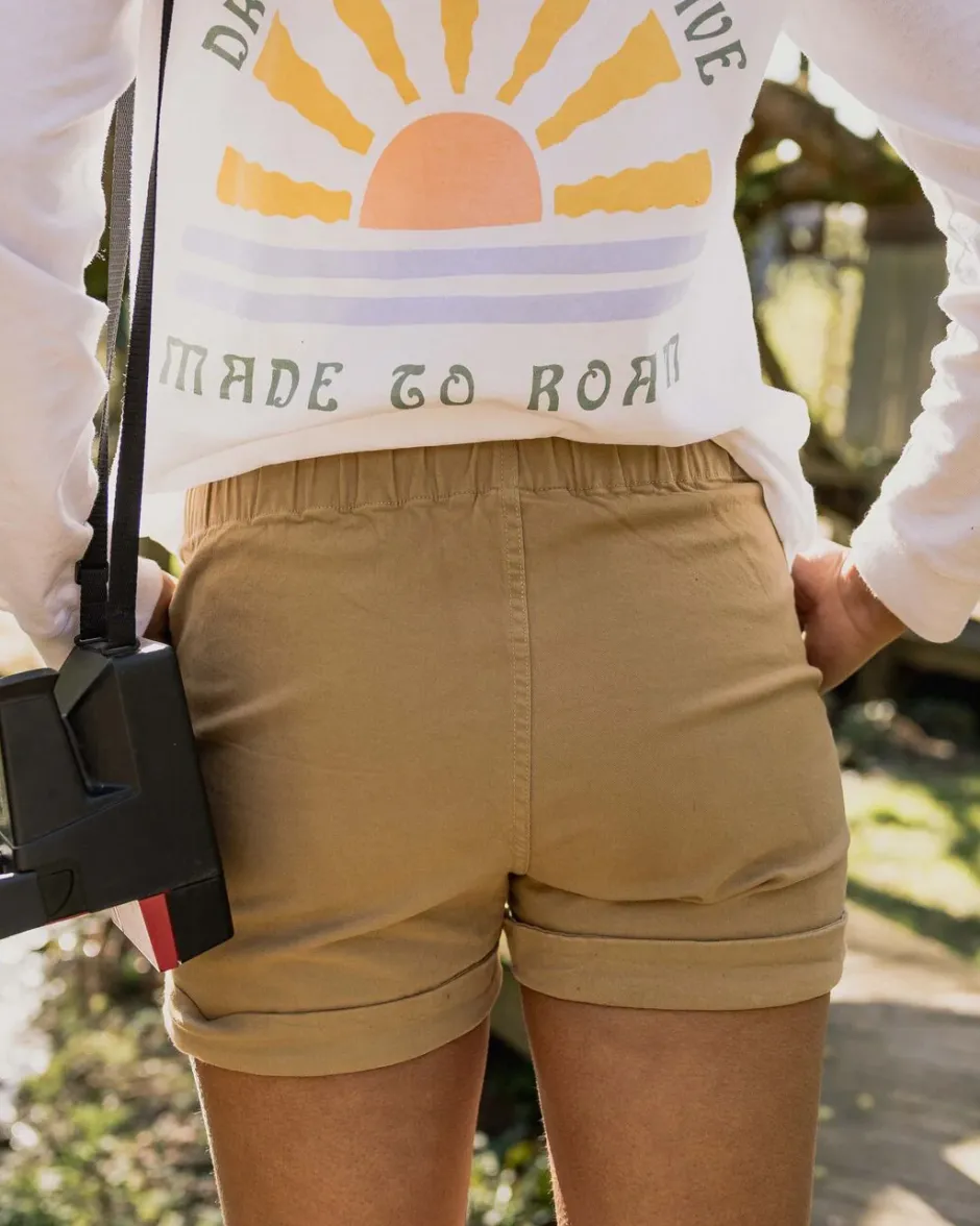 Shorts>Passenger Carriso Organic Cotton Short Biscuit
