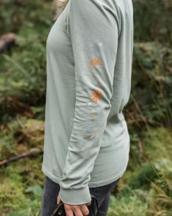 Tops & T-Shirts|Women's Outlet>Passenger Chica Recycled Cotton LS T-Shirt Pistachio