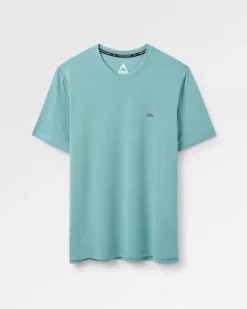 T-Shirts & Tank Tops|Activewear>Floris van Bommel Classic Active Recycled T-Shirt Shallow Waters